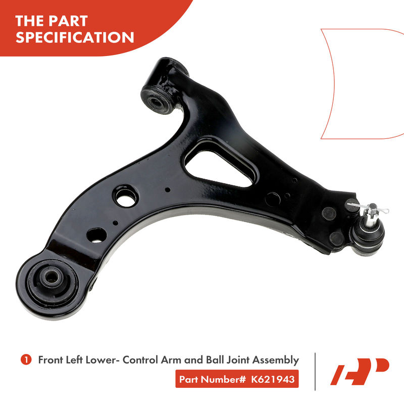 8x Front Lower Control Arm with Ball Joint Sway Bar Link for Pontiac Buick Chevy