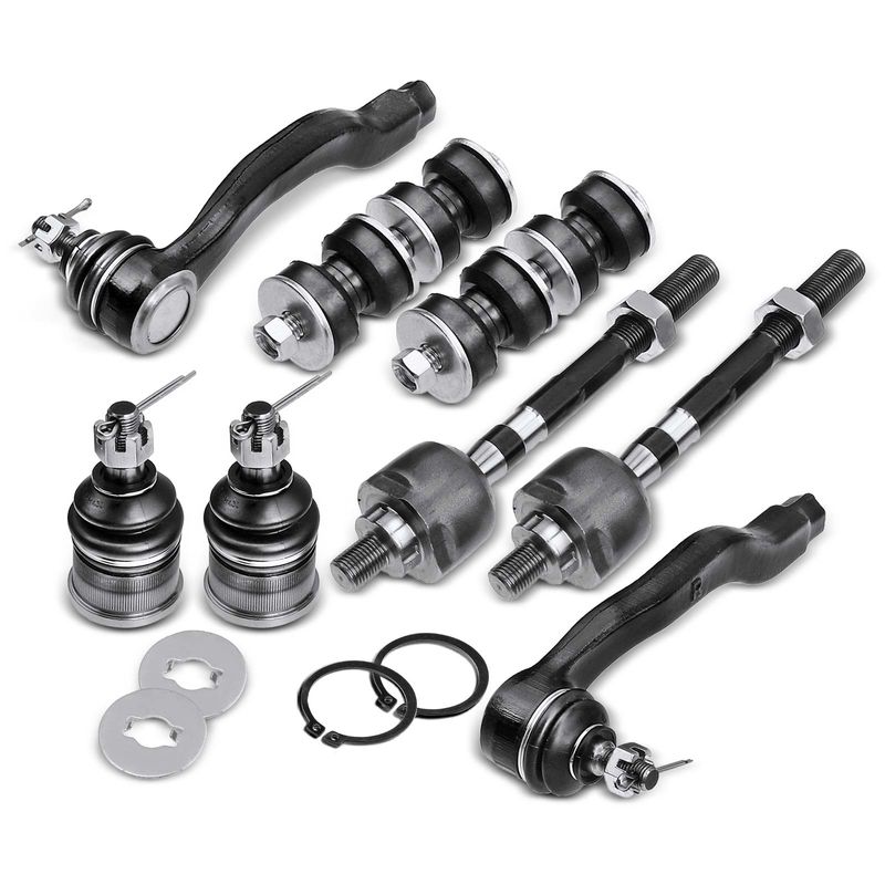 8x Front Sway Bar Link with Ball Joint Tie Rod End for Acura Integra Honda Civic