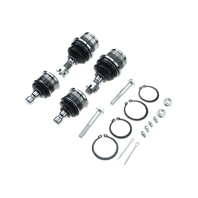 4x Front Lower & Upper Ball Joints for Chevy Trailblazer GMC Envoy Olds Saab