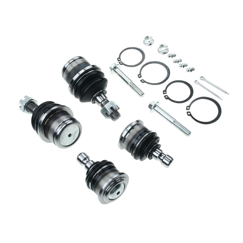 4x Front Lower & Upper Ball Joints for Chevy Trailblazer GMC Envoy Olds Saab