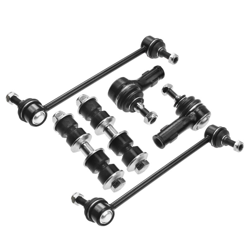 6x Front & Rear Stabilizer Bar Link Outer Tie Rod End for Ford Focus 2000-2006