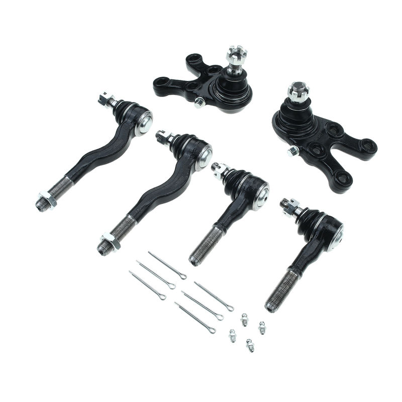 6x Front Ball Joints & Tie Rods Kit for Mitsubishi Montero 92-20 Montero Sport