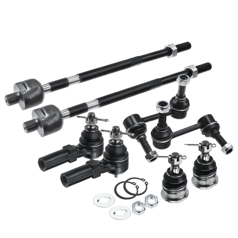 8x Front Stabilizer Bar End Link Ball Joint Tie Rod Ends for INFINITI I30 Nissan