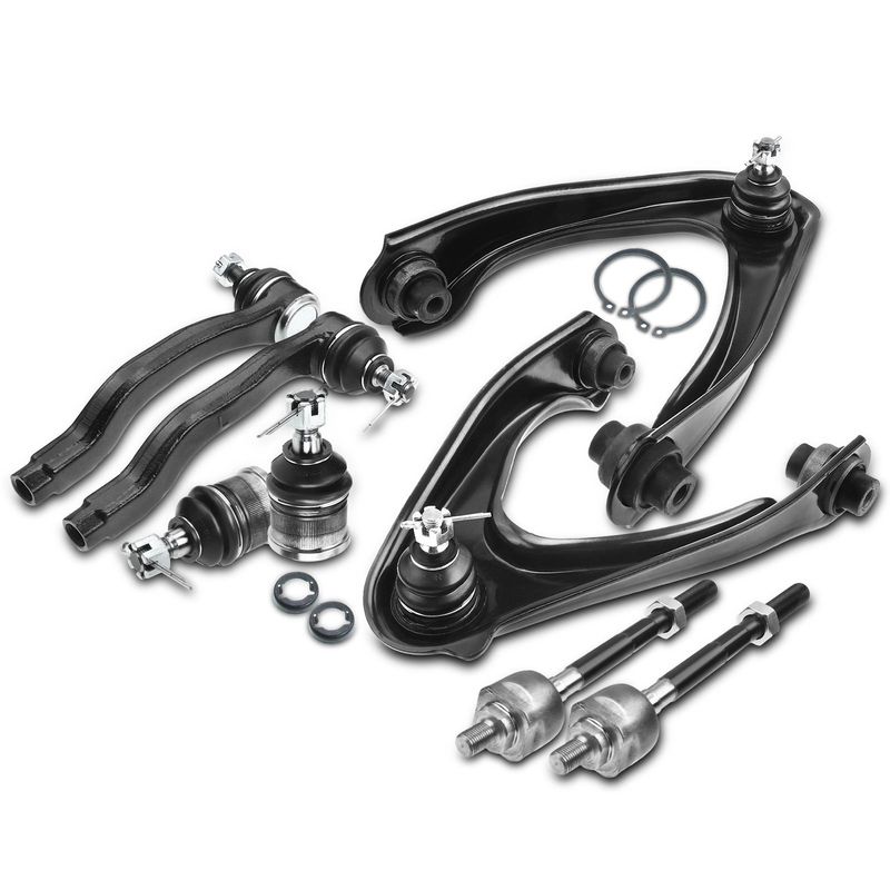 8x Front Control Arm with Ball Joint Tie Rod End for Honda CR-V 1997-2001 L4 2.0L