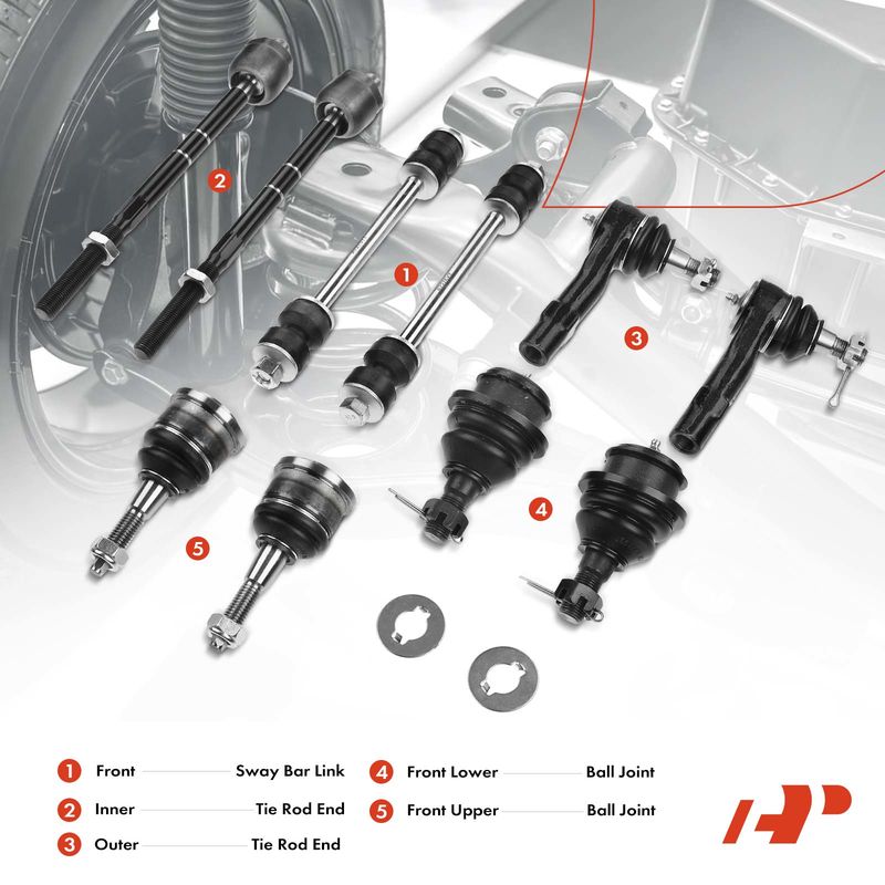 10x Front Sway Bar Link Tie Rod End & Ball Joint for Ford Explorer Mercury