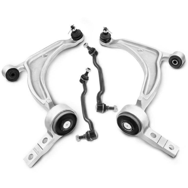 4x Front Control Arm with Ball Joint Sway Bar Link for Nissan Altima 02-06 Maxima
