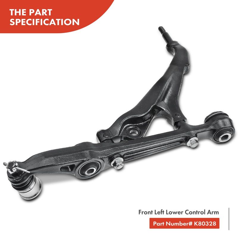 10x Front Control Arm with Ball Joint Tie Rod End for Honda Civic 1992-1995
