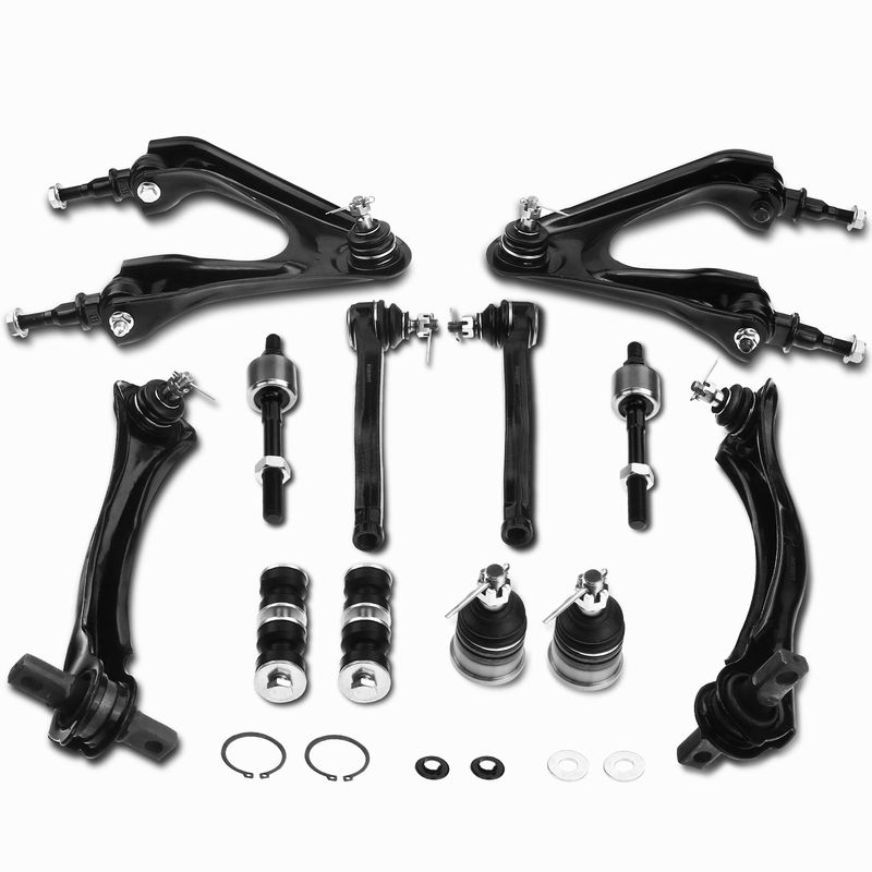 12x Front & Rear Control Arm Sway Bar Link Tie Rod End for Acura CL 97-99 Honda