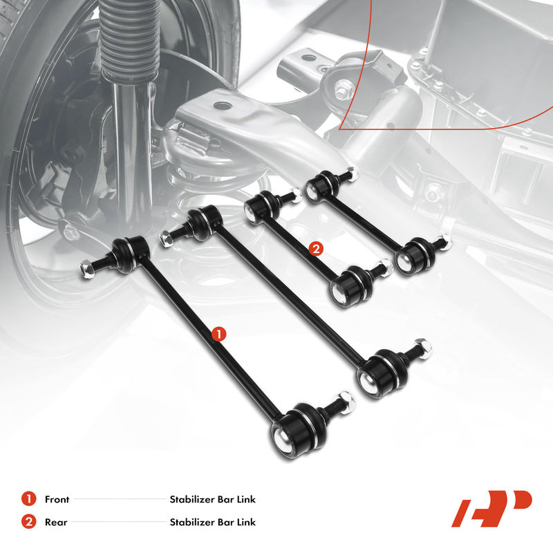 4x Front & Rear Stabilizer Sway Bar Links Kit for Mazda Protege 2001-2003
