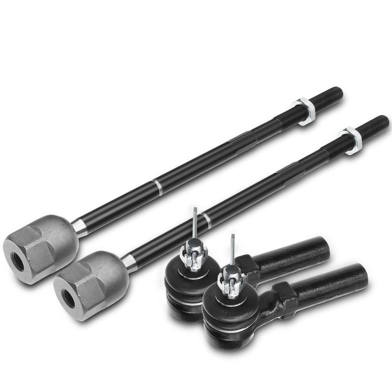 4x Inner & Outer Steering Tie Rod End for Mercury Villager Nissan Quest 93-02