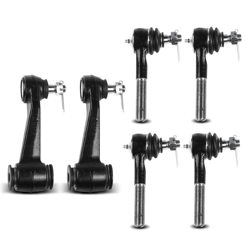 6x Inner & Outer Tie Rod End & Idler Arms for Dodge B100 150 250 Plymouth PB100