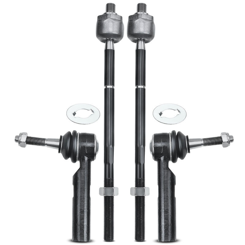 4x Inner & Outer Tie Rod End for Chrysler Town & Country Dodge Caravan 2001-2004