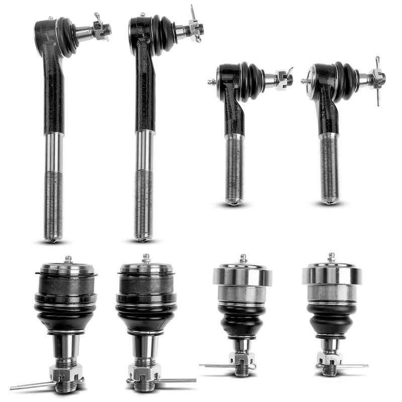 8x Inner & Outer Tie Rod End and Ball Joints for Dodge Ram 2500 3500 1994-1996