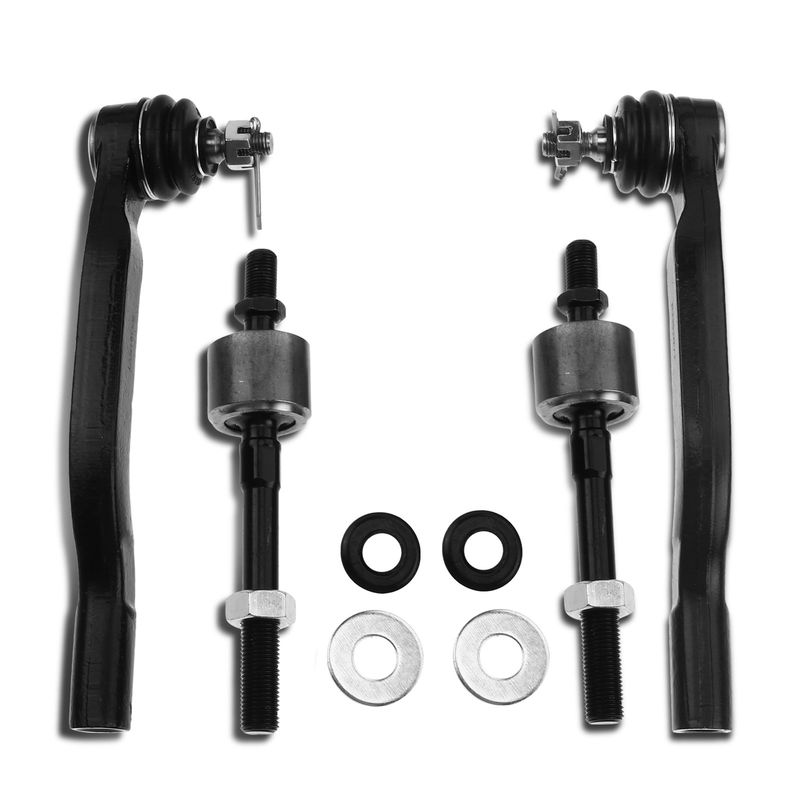 4x Inner & Outer Tie Rod End for Honda Accord 1994-1997 Odyssey Acura CL Isuzu
