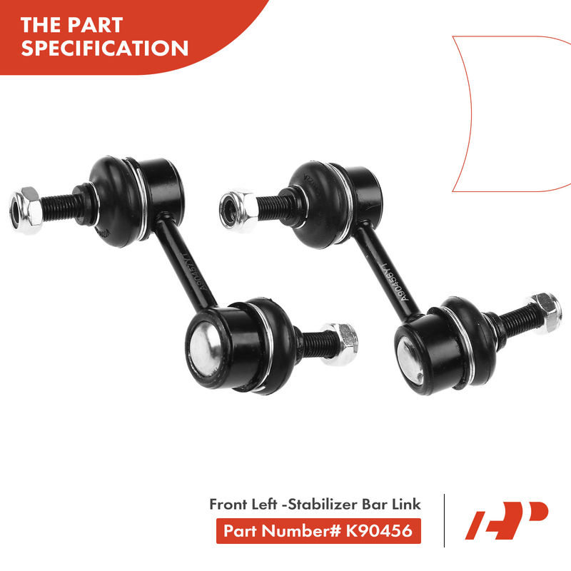 8x Front Stabilizer Bar Link & Tie Rod End for Honda Accord 2008-2012