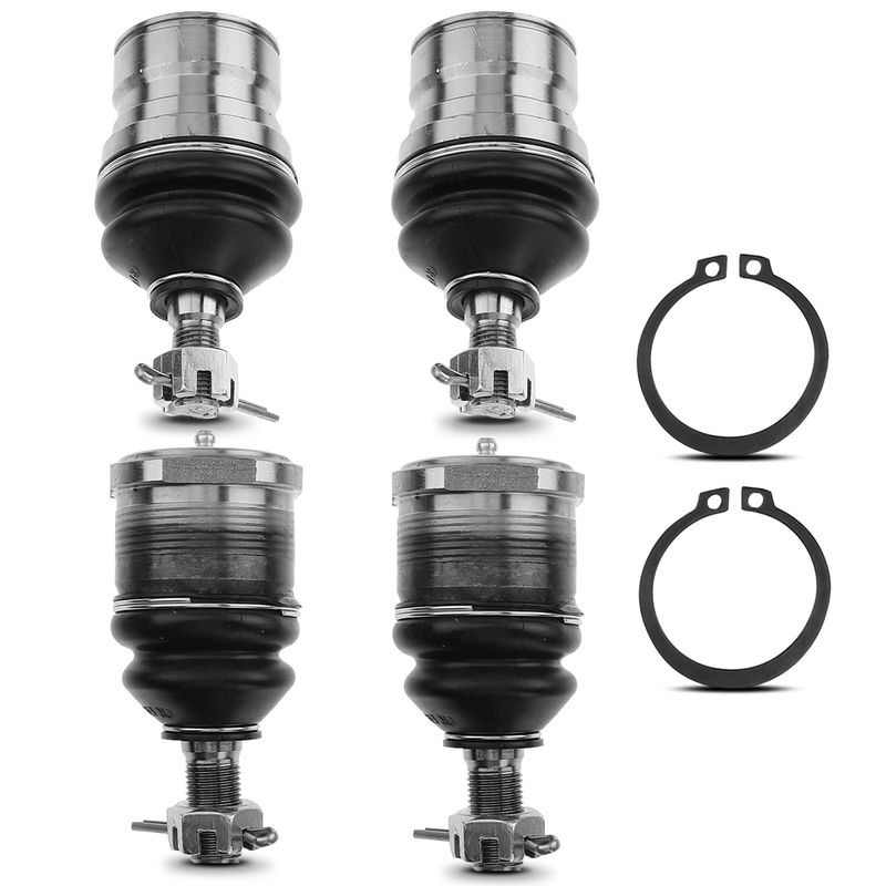 4x Front Lower & Upper Ball Joint Kit for Dodge Dakota 1987-1996 2.2L 2.5L 4WD