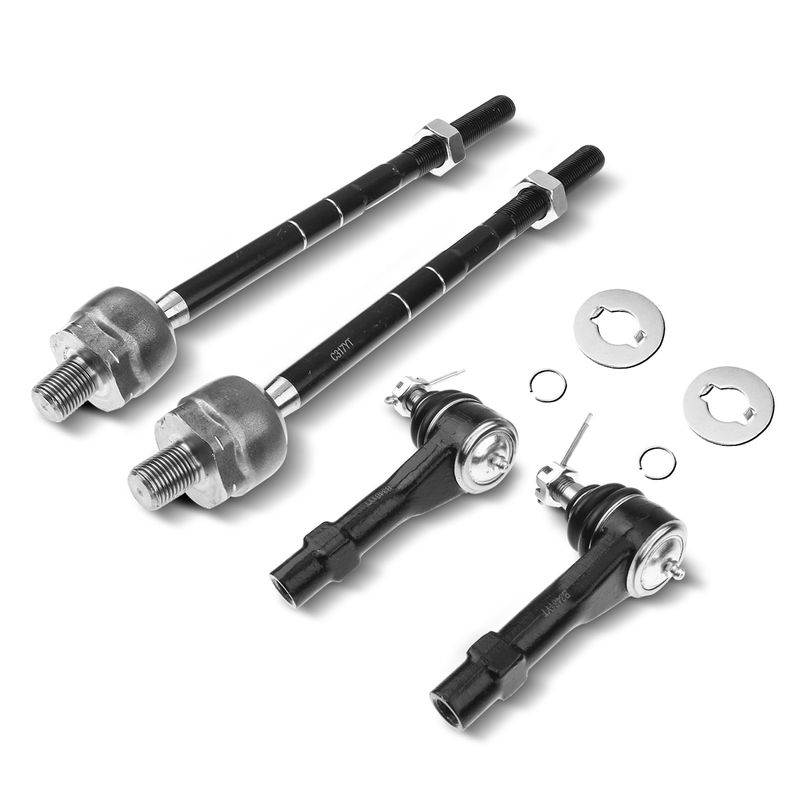 4x Inner & Outer Tie Rod Ends for Ford Explorer Ranger Mazda B2300 B2500 B3000