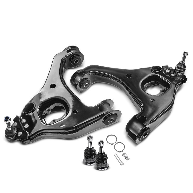 4x Front Control Arm with Ball Joint for Chevrolet Silverado 1500 GMC Sierra 1500