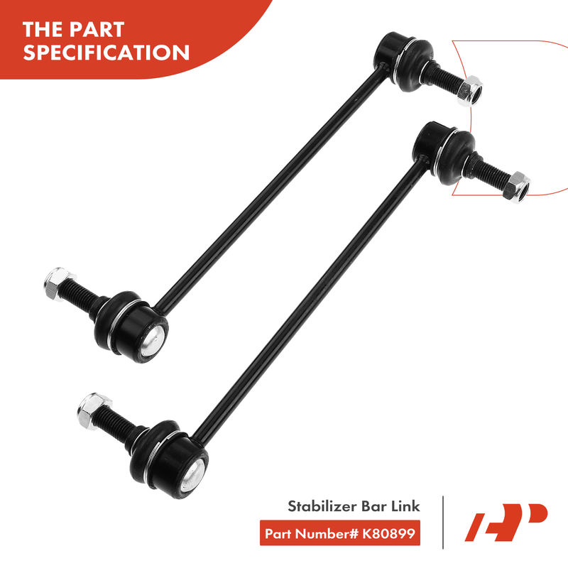 8x Front Stabilizer Bar Link & Tie Rod End Ball Joint for Ford Mustang 2005-2010