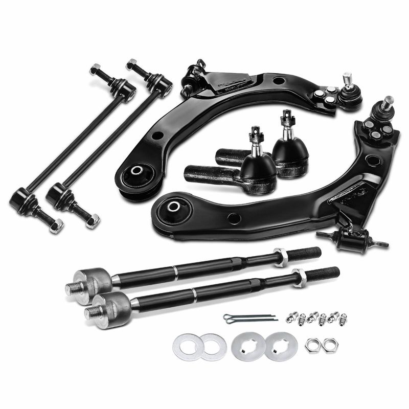 8x Front Control Arm with Ball Joint Stabilizer Bar Link for Chevy HHR Pontiac