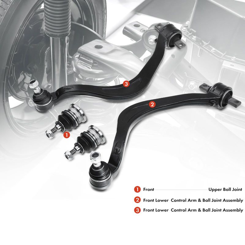 4x Front Control Arm & Ball Joint Assy for Chrysler Sebring Dodge Avenger Eagle