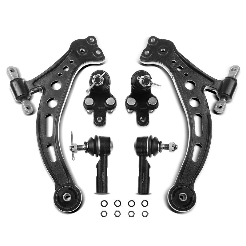 6x Front Lower Control Arm Ball Joint Tie Rod End for Toyota Camry Lexus ES300