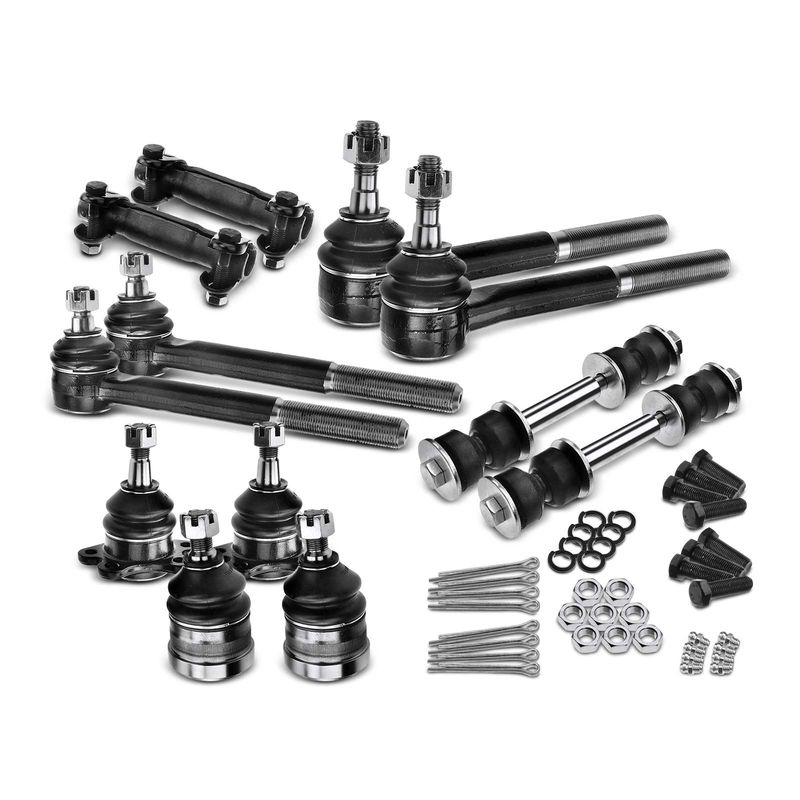 12x Front Sway Bar End Links Tie Rod Ends for Chevrolet GMC C1500 Suburban C2500