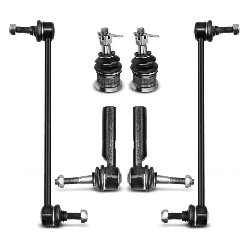 6x Front Sway Bar Link Ball Joint Tie Rod End for Dodge Chrysler Town & Country