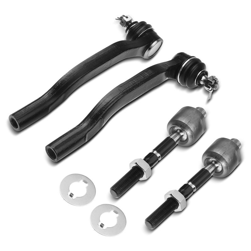 4x Inner & Outer Tie Rod Ends for Honda Accord 1998-2002 Acura CL 2001-2003 TL
