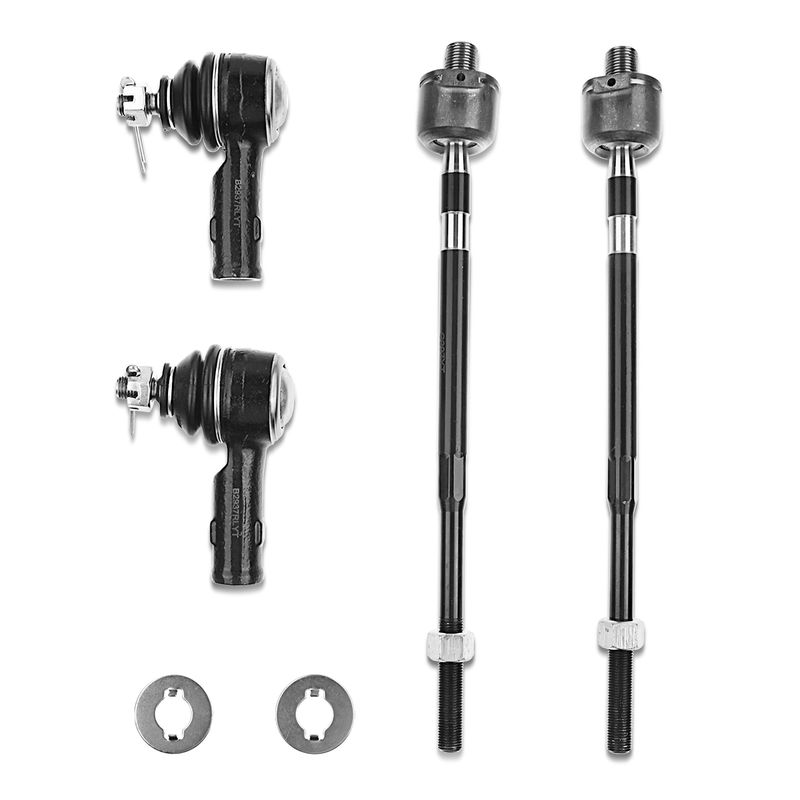 4x Inner & Outer Tie Rod End for Plymouth Dodge Colt Eagle Summit Mitsubishi