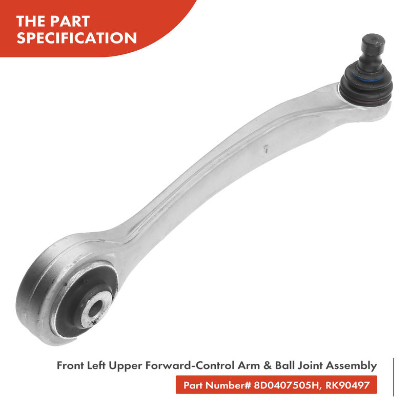 6x Front Control Arm with Ball Joints Stabilizer Bar Link for Audi A4 A6 VW