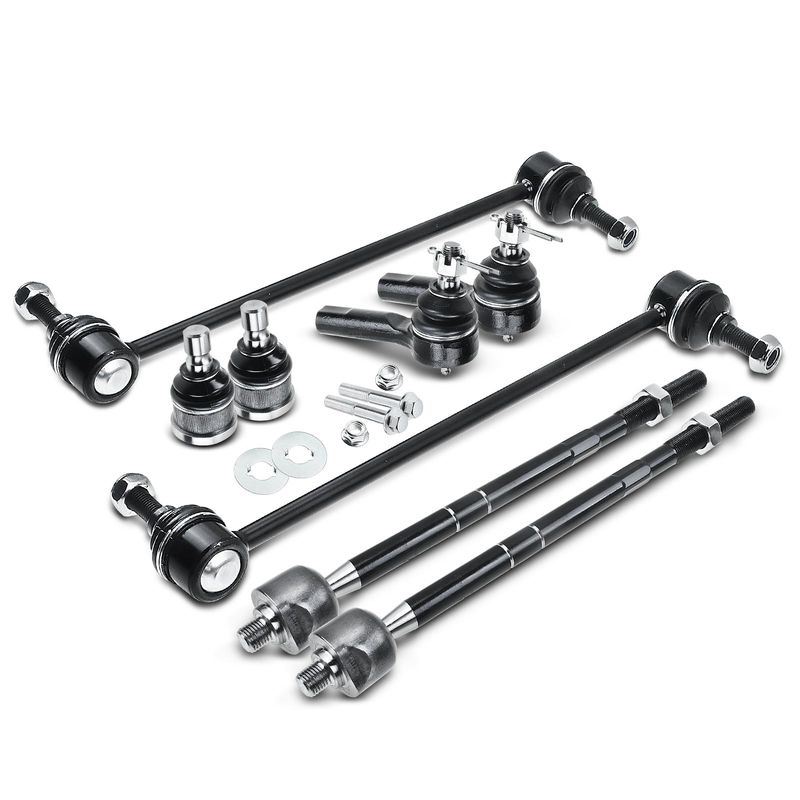 8x Front Sway Bar Link Tie Rod End with Ball Joint for Ford Escape Mazda Mercury