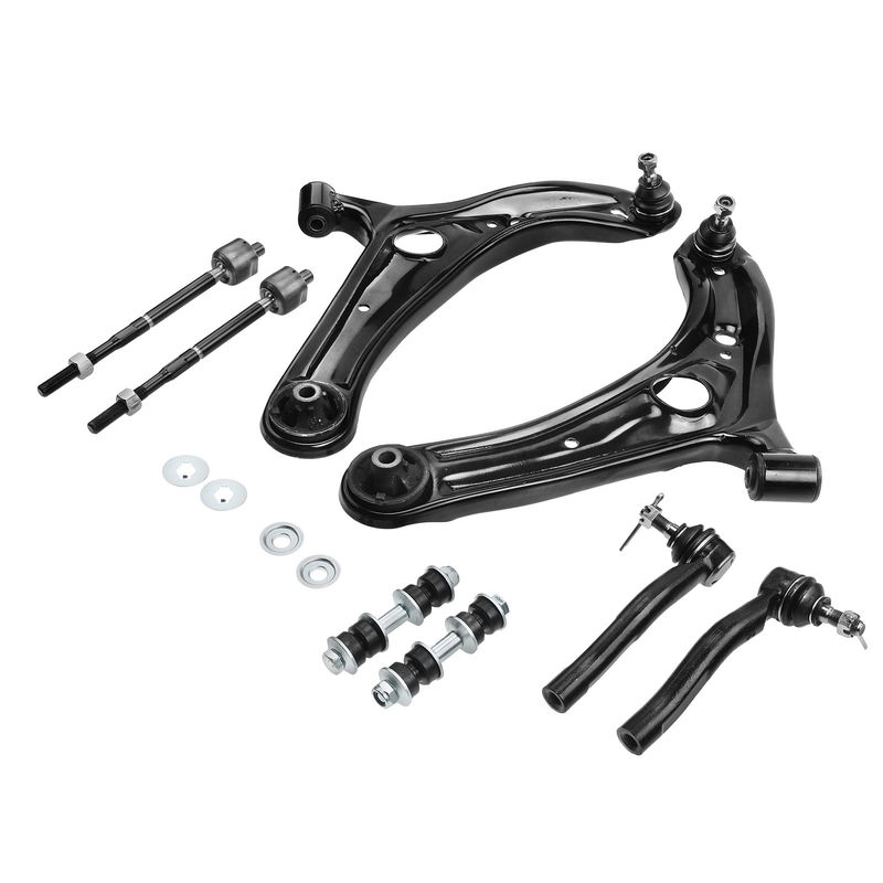 8x Front Control Arm Stabilizer Bar Link Tie Rod End for Toyota Echo 2004-2005