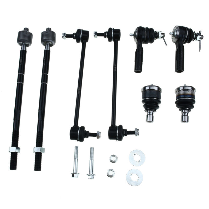 8x Front Stabilizer Bar Link with Ball Joint & Tie Rod End for Ford Escape Mazda