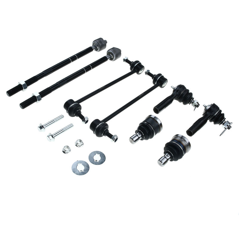 8x Front Stabilizer Bar Link with Ball Joint & Tie Rod End for Ford Escape Mazda