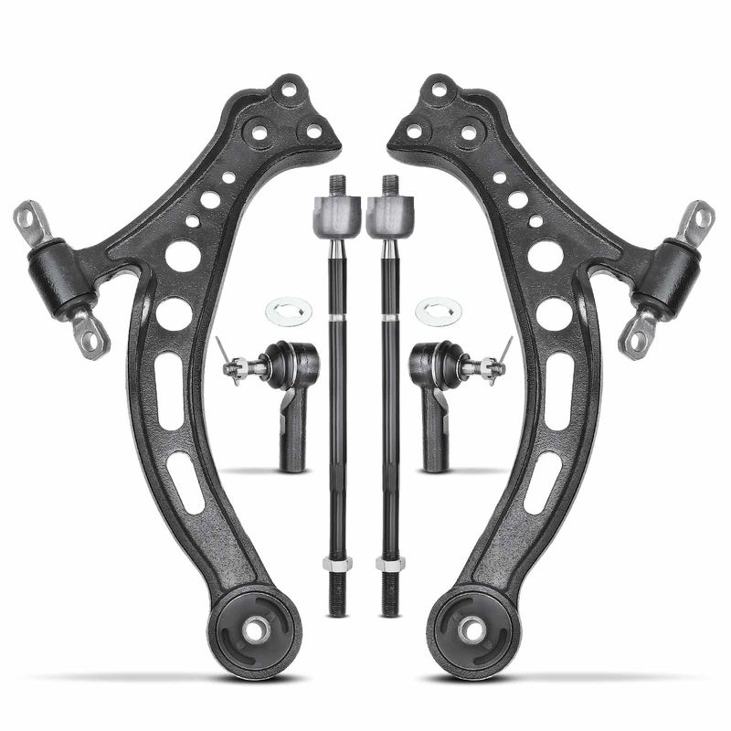 6x Front Lower Control Arm Tie Rod End for Toyota Camry 1997-2001 Avalon Lexus