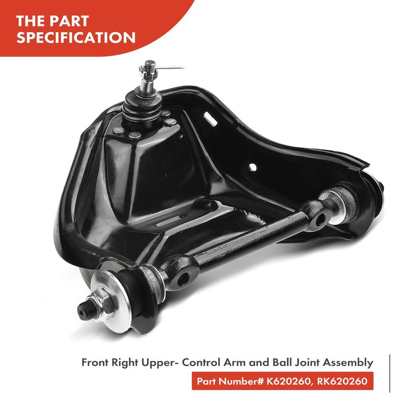 10x Front Control Arm with Ball Joint Tie Rod End for GMC Jimmy Sonoma Chevy RWD