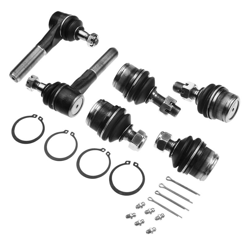 6x Front Ball Joint & Outer Tie Rod Ends for Ford F-150 1980-1993 Bronco 80-96