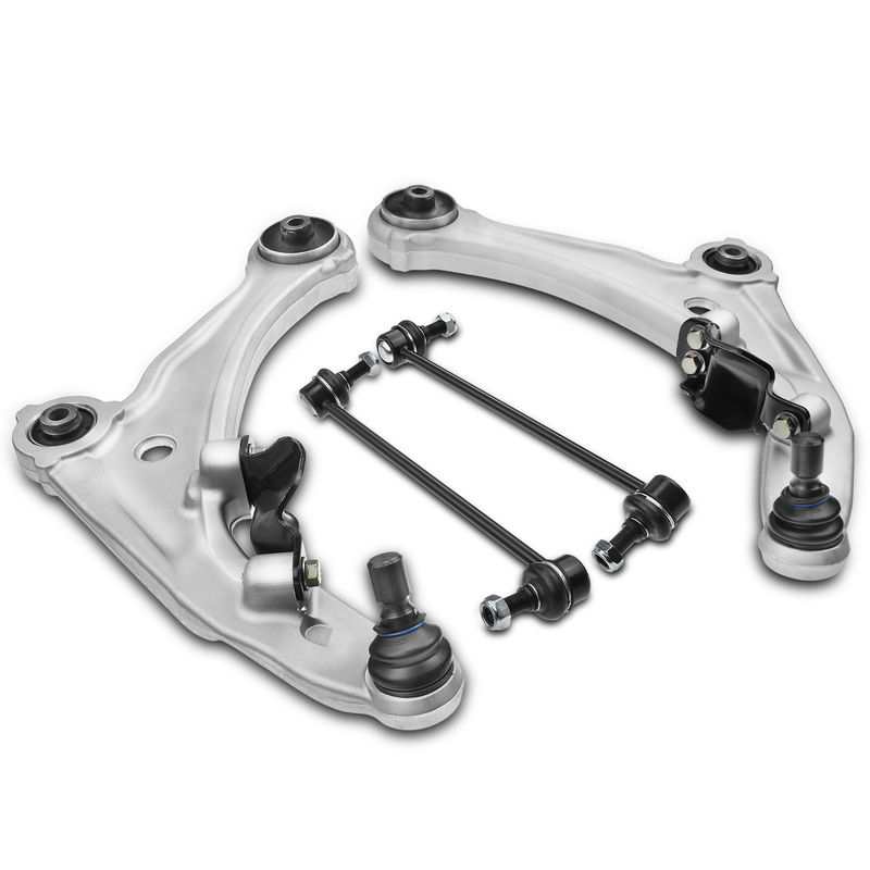 4x Front Lower Control Arm with Ball Joint Stabilizer Bar Link for Nissan Altima