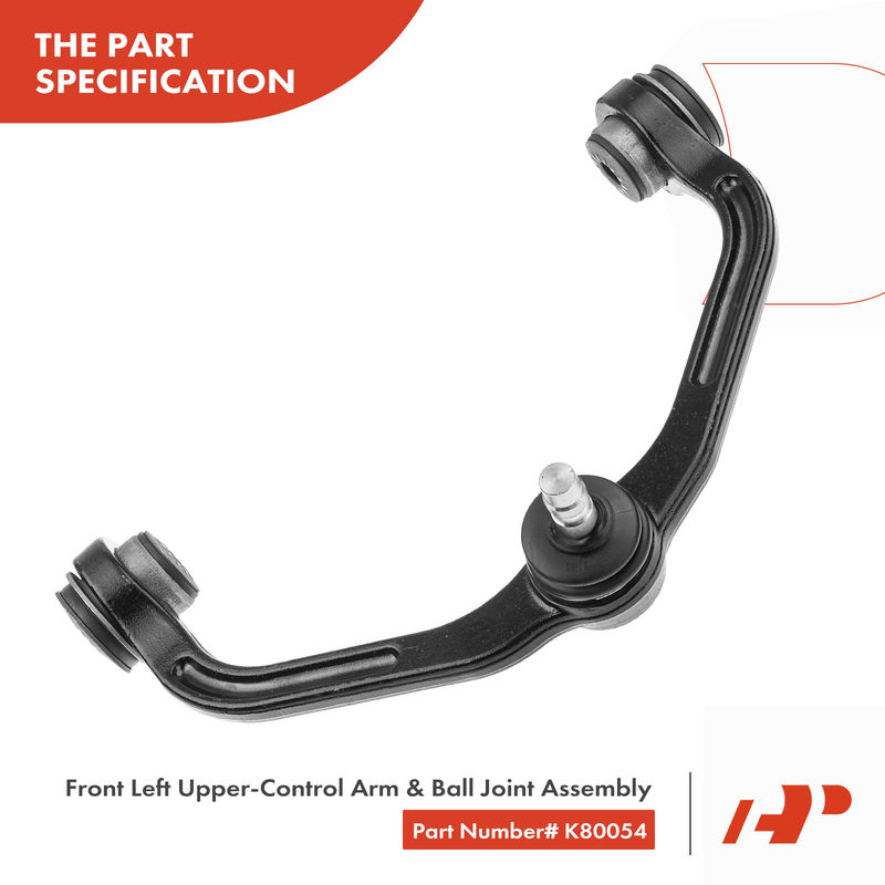 8x Front Control Arm with Ball Joint Sway Bar Link Tie Rod End for Ford Ranger