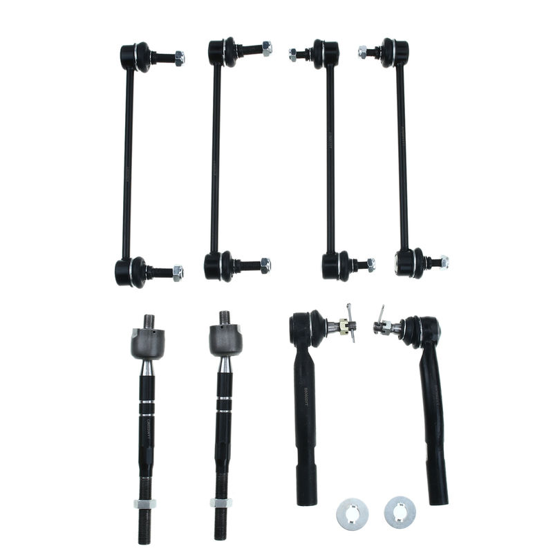 8x Front & Rear Sway Bar Link & Tie Rod End for Toyota Camry 2007-2011 L4 2.4L