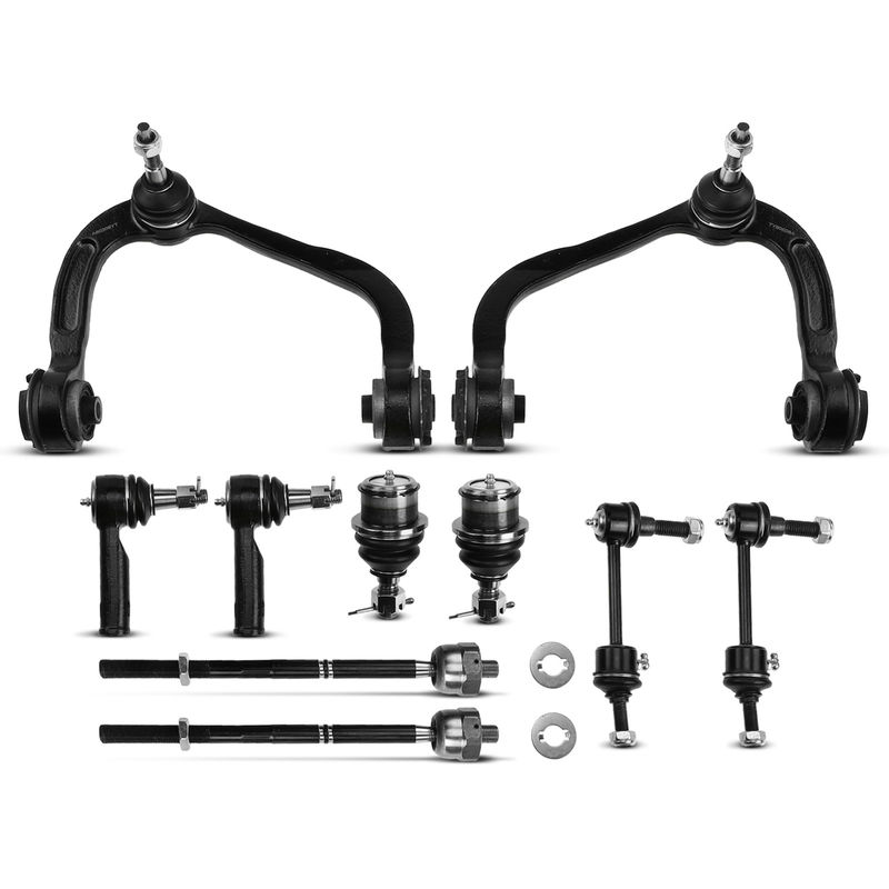 10x Front Control Arm with Ball Joint Sway Bar Link for Ford F-150 2004-2005 4WD