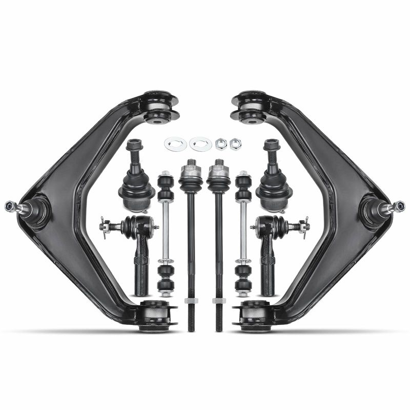 10x Front Control Arm with Ball Joint Sway Bar Link for Chevrolet GMC Hummer H2