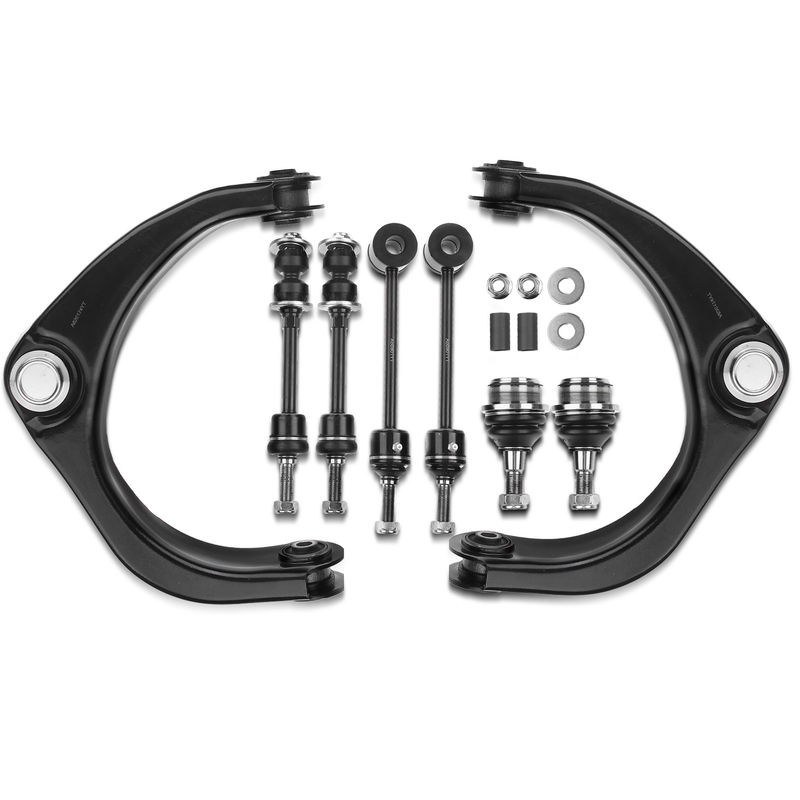 8x Front & Rear Control Arm & Ball Joint Assembly for Dodge Ram 1500 06-07 RWD