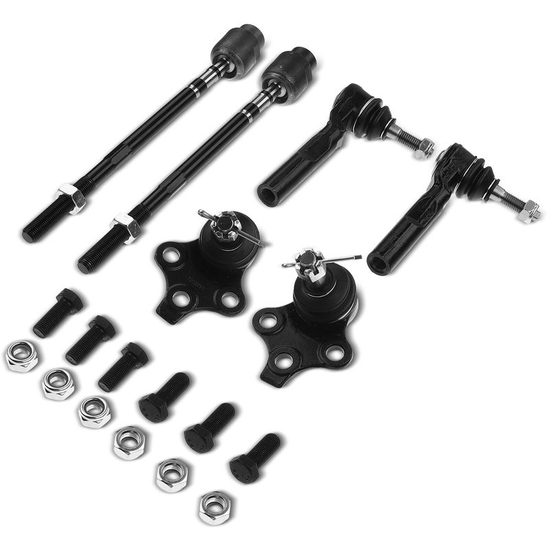 6x Inner & Outer Tie Rod End with Ball Joint Kit for Chevy Cavalier Pontiac
