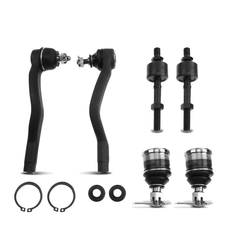 6x Front Tie Rod End with Ball Joint for Acura Legend 1986-1990 Sterling 825 827