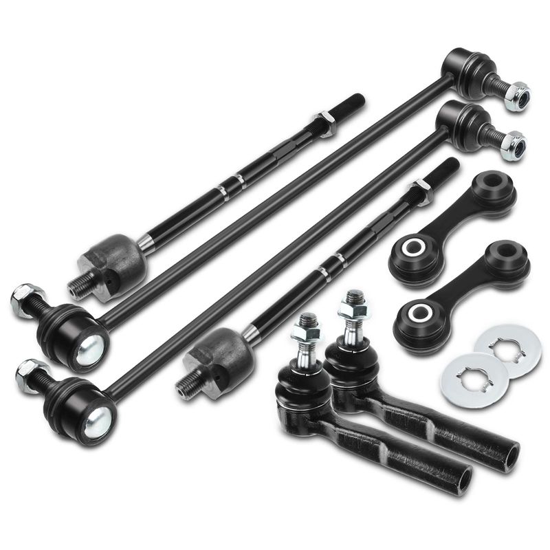 8x Front & Rear Stabilizer Bar Link Tie Rod End for Saab 9-3 2003-2006 L4 2.0L