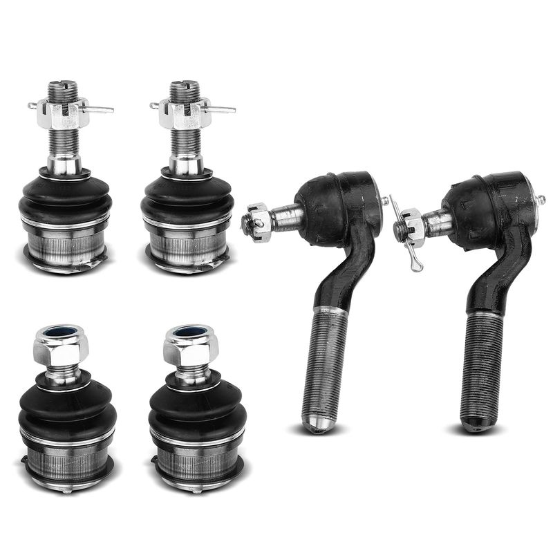 6x Front Tie Rod End & Ball Joint for Ford F-250 1985-1994 4WD