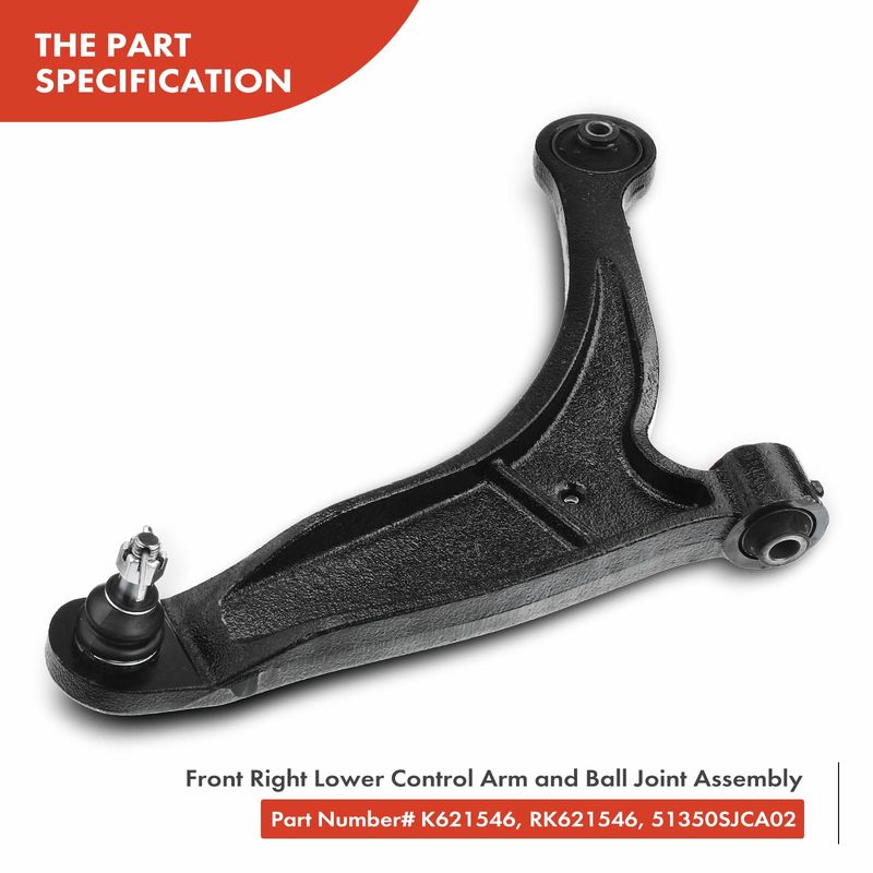 4x Front Lower Control Arm with Ball Joint Sway Bar Link for Honda Ridgeline