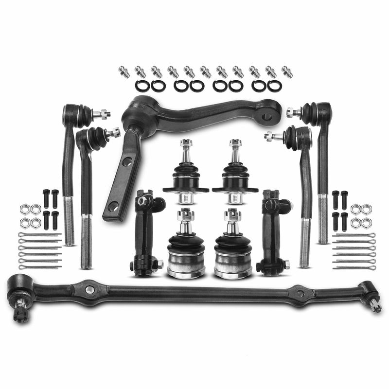 12x Front Tie Rod End with Ball Joint for Chevrolet Impala Cadillac Pontiac Olds